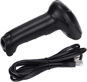Wired 2D 1D Barcode Scanner, Portable USB Reader Bar Code Handhold Bar Code Scanner with USB Receiver for Store, Supermarket, Warehouse Hospitals, Ticket Gates