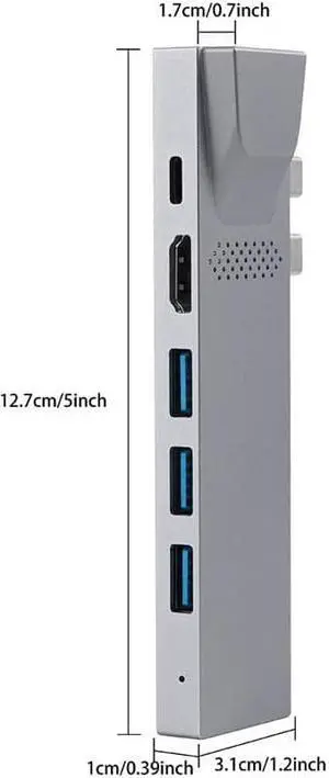 Multifunctional 4K HD Video Output Type-C Hub Docking Station Adapter Converter