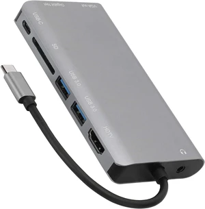 GOTOTOP 8 in 1 Hub Adapter, 5.5in Cable GOTOTOP 8 in 1 Hub Adapter, 5.5in Cable