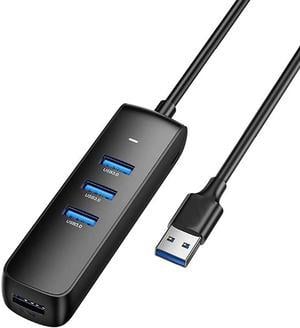 GPPZM USB HUB 3.0 Mini 4 Port USB 3.0 Splitter Micro USB Hub AdapterFour-in-one Docking Station Laptop