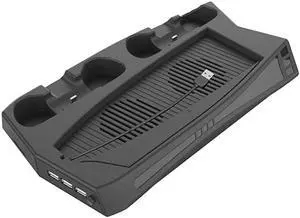 Charging Stand with Cooling Fan 3 USB Hub Charger Port Cooler Handle Charger for PS5 Game Accessories Charging Stand with Cooling Fan 3 USB Hub Charger Port Cooler Handle Charger for PS5 Game Accessories