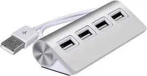 HUB USB 4 Port USB 2.0 Port PC Tablet Portable OTG Aluminium USB Splitter C?ble Accessoires