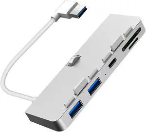 Hubs Multifunctional USB Splitter,Aluminum Alloy USB 3.0 Hub Adapter Splitter with SD/TF Card Reader USB Hubs