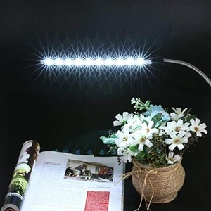 Small Black Table lamp 10 LED Flexible Light Ultra Bright USB Charging Laptop PC Computer Table Lamp All Angle Adjustable Reading Lamp (Color : White) (Black) Small Black Table lamp 10 LED Flexible Light Ultra Bright USB Charging Laptop PC Computer Table Lamp All Angle Adjustable Reading Lamp (Color : White) (Black)
