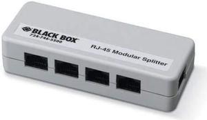 Black Box FM800-R2, RJ-45 Modular Splitter, Pack of 10 pcs