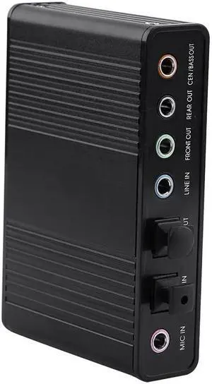 USB 5.1 Audio Sound Card Optical Digital 6 Channel for PC/Laptop USB 5.1 Audio Sound Card Optical Digital 6 Channel for PC/Laptop