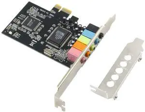 GODSHARK PCIe Sound Card, 5.1 Internal Sound Card for PC Windows 8 7 with Low Profile Bracket, 3D Stereo PCI-e Audio Card, CMI8738 Chip 32/64 Bit Sound Card PCI Express Adapter GODSHARK PCIe Sound Card, 5.1 Internal Sound Card for PC Windows 8 7 with Low Profile Bracket, 3D Stereo PCI-e Audio Card, CMI8738 Chip 32/64 Bit Sound Card PCI Express Adapter