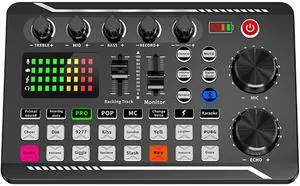 Soundboard,Sound Effects Board,Sound Board,Sound Mixer Board,Bluetooth-Compatible Sound Card with Multiple Sound Effects & LED Light,Sound Board for Streaming for Phone,Computer,Live Streaming Soundboard,Sound Effects Board,Sound Board,Sound Mixer Board,Bluetooth-Compatible Sound Card with Multiple Sound Effects & LED Light,Sound Board for Streaming for Phone,Computer,Live Streaming
