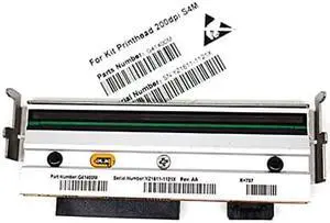 zmigrapddn Thermal Print Head Replacement Spare Parts Compatible with Zebra Barcode Printer s4m z4m, 200dpi, (Color : S4M G41400M)