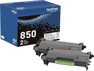 Brother Genuine TN850 2pk High-Yield Black Toner Cartridge Multipack