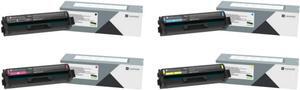 Lexmark C320010, C320020, C320030, C320040 CMYK 4-Color Toner Cartridge Set for C3224, MC3224, BND02219