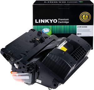 LINKYO Compatible Toner Cartridge Replacement for HP 90X CE390X (Black, High Yield)