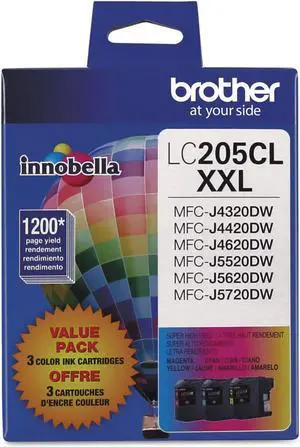 BRTLC2053PKS - Brother Innobella LC2053PKS Ink Cartridge - Cyan, Magenta, Yellow