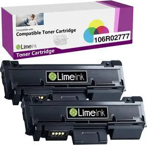 Limeink 2 Black Compatible High Yield Laser Toner Cartridge Replacement for Xerox Phaser 3052 3260 Phaser 3260DI 3260DNI WorkCentre 3215 WorkCenter 3215NI 3225 3225DNI Work Centre Center Printer Ink