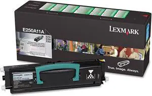 Lexmark International E250A11A E250A11A Toner, 3500 Page-Yield, Black