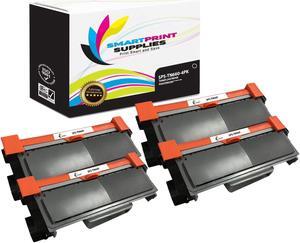 Smart Print Supplies Compatible TN-660 TN660 Black High Yield Toner Cartridge Replacement for Brother HL-L2300 2305 2320 2340 2380, DCP-L2520 2540, MFC-L2700 2720 2740 Printers (2,600 Pages) - 4 Pack