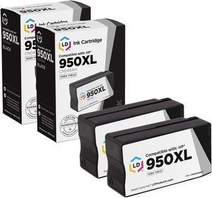 LD Compatible Ink Cartridge Replacement  950XL CN045AN High Yield (Black, 2-Pack)