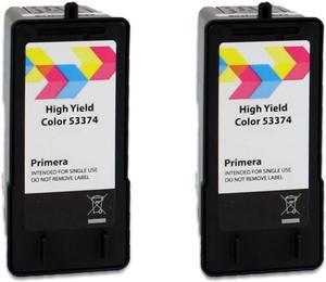 Primera 53374 High Yield Tri-Color Ink Cartridge 2-Pack