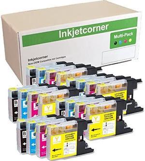 Inkjetcorner 20 Compatible Ink Cartridge Replacement for LC75 LC75XL MFC-J280W MFC-J425W MFC-J430W MFC-J435W MFC-J625DW MFC-J825DW MFC-J835DW ( 4 Black 4 Cyan 4 Magenta 4 Yellow)