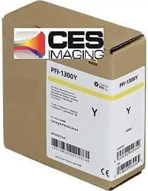 PFI-1300Y Yellow Ink Tank in Retail Package by CES Imaging