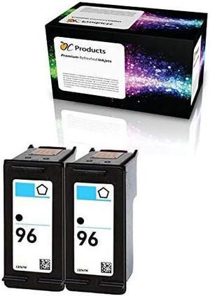 OCProducts Refilled Ink Cartridge Replacement  96 for Officejet 7310 7210 Deskjet 9800 6988 6980 PhotoSmart 8050 (2 Black)