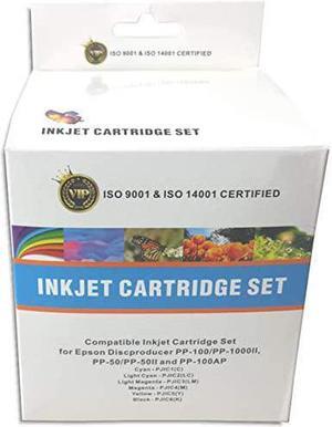 Discproducer Compatible PP-100/PP-50 6-Color Ink Cartridge Multipak Set