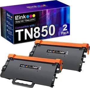 E-Z Ink (TM Compatible Toner Cartridge Replacement  TN850 TN-850 TN820 TN-820 for HL-L6200DW HL-L5200DW MFC-L5850DW MFC-L5700DW MFC-L5800DW MFC-L5900DW New Version (2 Black, High Yield)