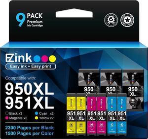 E-Z Ink (TM Compatible Ink Cartridge Replacement  950XL 951XL 950 XL 951 XL for OfficeJet Pro 8610 8600 8615 8620 8625 8100 276dw 251dw (3 Black, 2 Cyan, 2 Magenta, 2 Yellow),9 Combo Pack