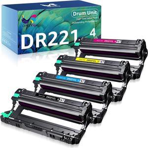 ONLYU Remanufactured Drum Unit Replacement for Brother DR221CL DR-221CL DR221 DR 221 CL for Brother MFC-9130CW MFC-9330CW HL-3170CDW HL-3180CDW HL-3140CW MFC-9340CDW DCP-9020CDN Printer (4 Pack)