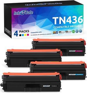 INK E-SALE Compatible Toner Replacement for Brother TN436 Super High (KCMY, 4-Pack), use for Brother MFC-L8900CDW MFC-L8610CDW HL-L8360CDWT HL-L8260CDW HL-L8360CDW HL-L9310CDW MFC-L9570CDW Printer