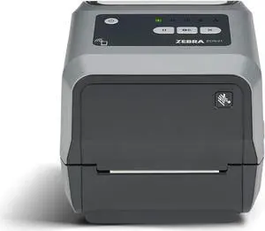 Ze bra ZD621 Thermal Transfer Desktop Printer 203 dpi Print Width 4-inch USB Serial Ethernet 802.11ac ZD6A042-301L01EZ