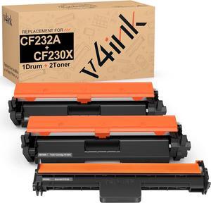 v4ink 3PK Compatible Replacement  30X 30A CF230X Toner 32A CF232A Drum Black Combo Set  Laserjet Pro MFP M227fdw M227fdn M227sdn M227 M203dw M203d M203dn M203 Printer  1 Drum + 2 Toners