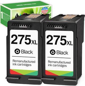 Limeink Remanufactured Ink Cartridge Replacement for Canon 275 Ink Cartridge 275xl for Canon PG-275 Black Ink Cartridge for Canon 275xl Black Ink Cartridge for Canon 275 XL Ink Cartridges (2 Black)