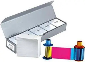 Fargo 45210 YMCKOK Color Ribbon + 500 PVC Cards