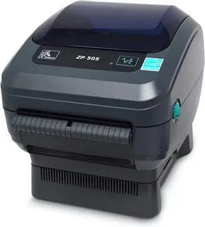 Ze bra ZP 505 Label Direct Thermal Bar Code Ze bra Label Printer ZP505 | USB, Serial, and Parallel Connectivity 203 DPI Resolution | Includes Jetset Software