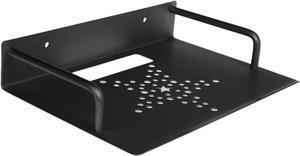 Projector Stand Universal Projector Tray Bracket Wall Support Aluminum TV Box Router Bracket Holder Speaker Projector Stand Wall Mount Projector Mount (Color : Black)