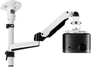 Gadpiparty Projector Mount Projector Bracket Wall Mounted Projector Hanger Projector Hanger Air Pressure Hover Telescopic Rotation Stand Ceiling Mount with Tray (Color : GAPR07-B)