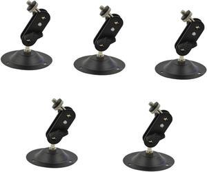 Gadpiparty GLigeT Projector Mount Stand 5PCS Camera Wall Mount Bracket Black Speaker Brackets Projector Stand Mini Projector Mount with 360 Degrees Rotatable Heads Projector Ceiling Mount