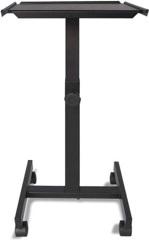DYPASA Projector Mount Projector Cart Bracket Multi-Function Tray with Pulleys Projector Bracket Telescopic Mobile Bracket on-site Lecture Room Office Living Room Ceiling Mount with Tray
