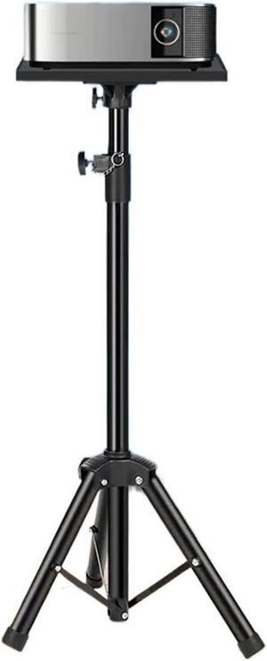 DYPASA Projector Mount Portable Floor Mobile Retractable Tripod Projector Bracket with Tray Adjustable Projector Universal Mobile Tripod Stand Ceiling Mount with Tray (Size : 1.2m(60-120cm))