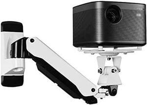 Projector Mount Wall-Mounted Projector Bracket Extendable Long Arm Bracket 360 Degree Angle Rotation Bearing 16.53 Pounds Suitable for Offices and Homes Ceiling Mount with Tray