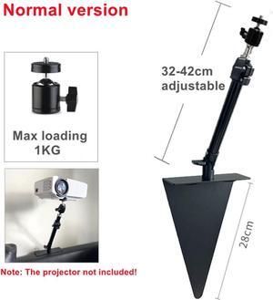 Projector Mount Bracket Bed Sofa Projector Stand Projector Bracket No Punching Fixed Shelf Home Sofa Against The Wall Mini Projector Telescopic Support Frame Projector Stand (Color : Normal Version)