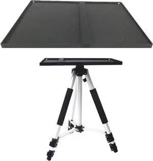 DYPASA Projector Mount Tripod Projector Stand, Laptop Notebook Pallet Projector Tray Holder for 1/4" to 3/8" Screw Tripod Stand Mount for Stage Meeting Room Classroom Lecture Ceiling Mount with Tray