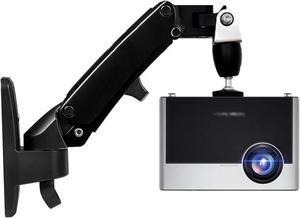 Gadpiparty Projector Mount Universal Gas Spring Gas Strut Tilt Projector Bracket Ceiling Mount Rack Aluminium Alloy 360 ° Rotate Ceiling Mount with Tray