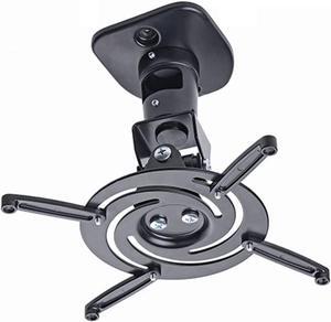 Projector Tripod Projector Shelf Home Heavy-duty Wall-mounted Projector Rack Office Living Room Conference Room Universal Ceiling Projector Stand can be Adjusted Freely Projector Mount ( Color : Brass