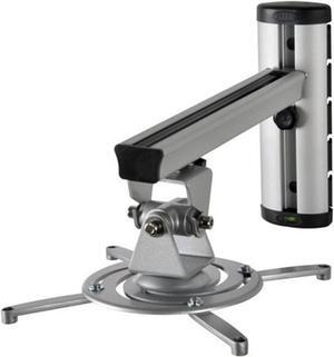 Projector Tripod Aluminum Alloy 360 °Projector Wall Mount Full Motion Retractable Universal Projector Hanger Bracket Projector Mount (Color : Silver)