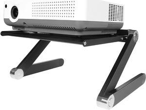 Projector Tripod Stand Projector Mount Stand Desktop Projector Stand Length 15 inch Adjustable Height for Home and Office Projector Black Projector Stand