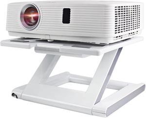 Home Projector Stand Projector Bracket Notebook Computer Bracket Adjustable Bracket Multifunctional Compact Projector Bracket Office Studio Projector Mount (Color : Black)