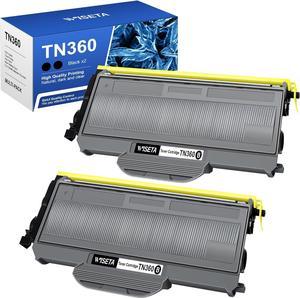 TN360 TN-360 TN330 High Yield Compatible Toner Cartridge Replacement for Brother TN360 TN330 TN-360 Compatible with DCP-7040 DCP-7030 MFC-7840W HL-2140 MFC-7340 MFC-7440N HL-2170W HL-2150N (2 Black)