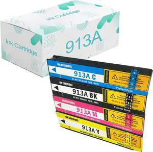 Compatible  980XL Ink Cartridges Replacement  980 980XL with Officejet Enterprise X555dn X555xh X585dn X585f X585z MFP Printer Combo Pack
